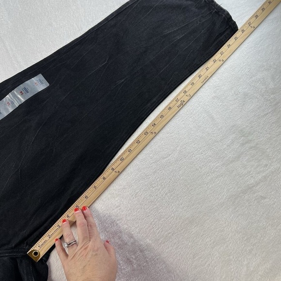 Old Navy Size 14 Jeans High Rise Slouchy Straight Cropped Distressed Women's - Picture 14 of 16